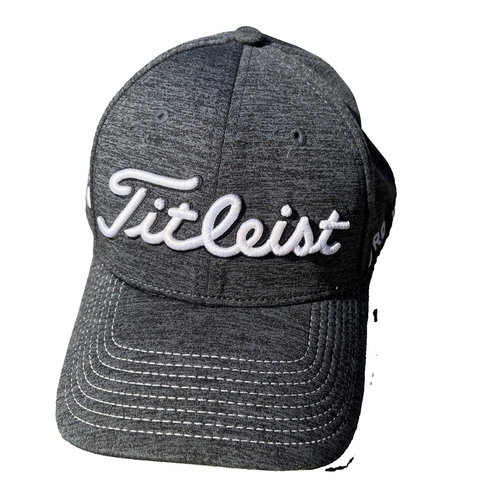 FootJoy ProV1 Black Gray Titleist Golf Hat Cap Trucker Black Gray Fitted L/XL
